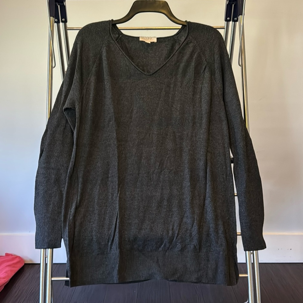 Loft dark gray sweater